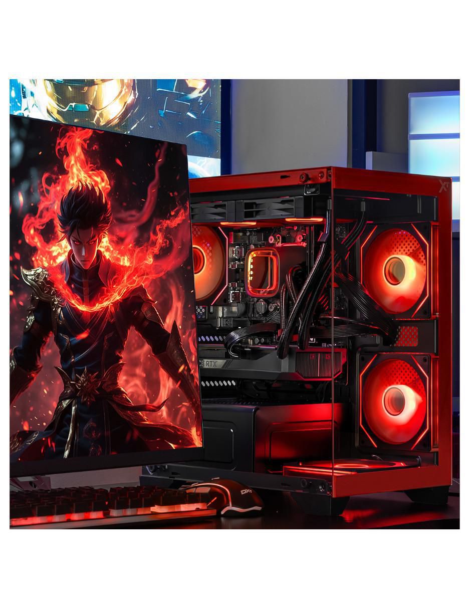 Computadora gamer XTPCR732GB5060TICHR AMD Ryzen 7 NVIDIA GeForce RTX 5060 Ti 32 GB RAM 1 TB SSD 4