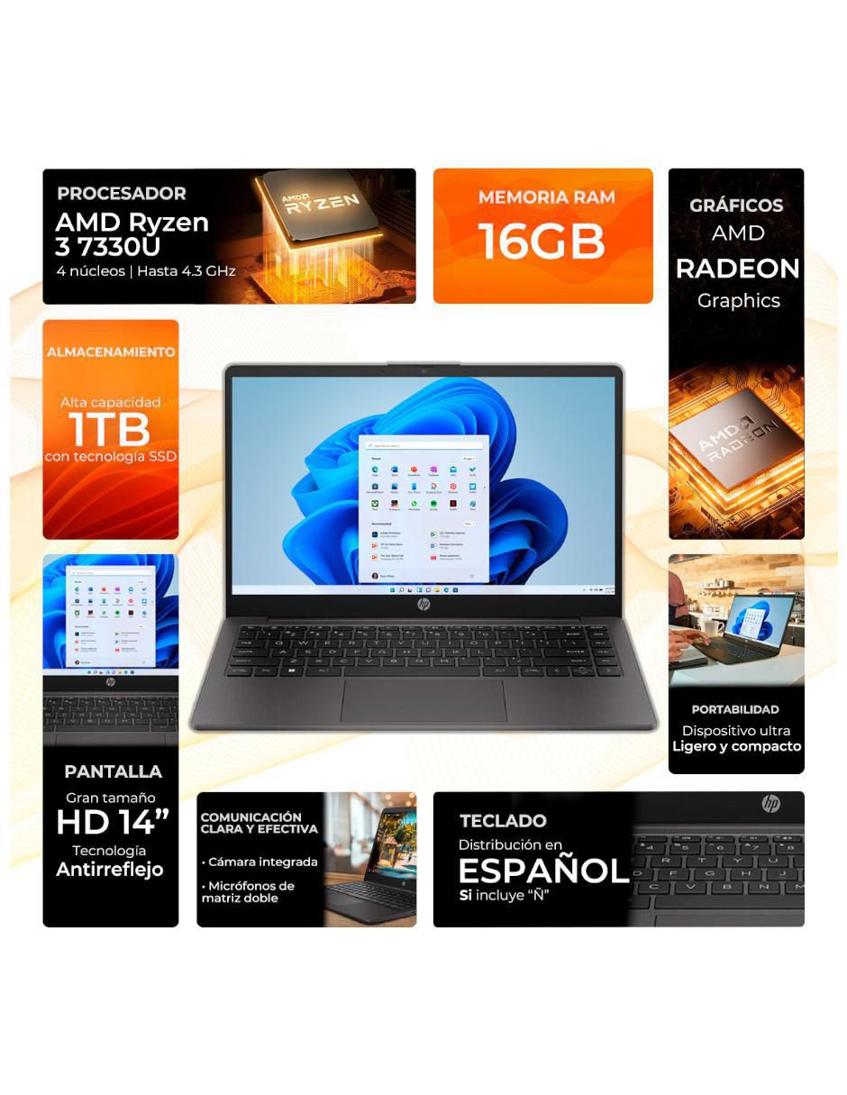 Laptop 245-R3161 14 pulgadas HD AMD Ryzen 3 Integradas 16 GB RAM 1 TB SSD 2