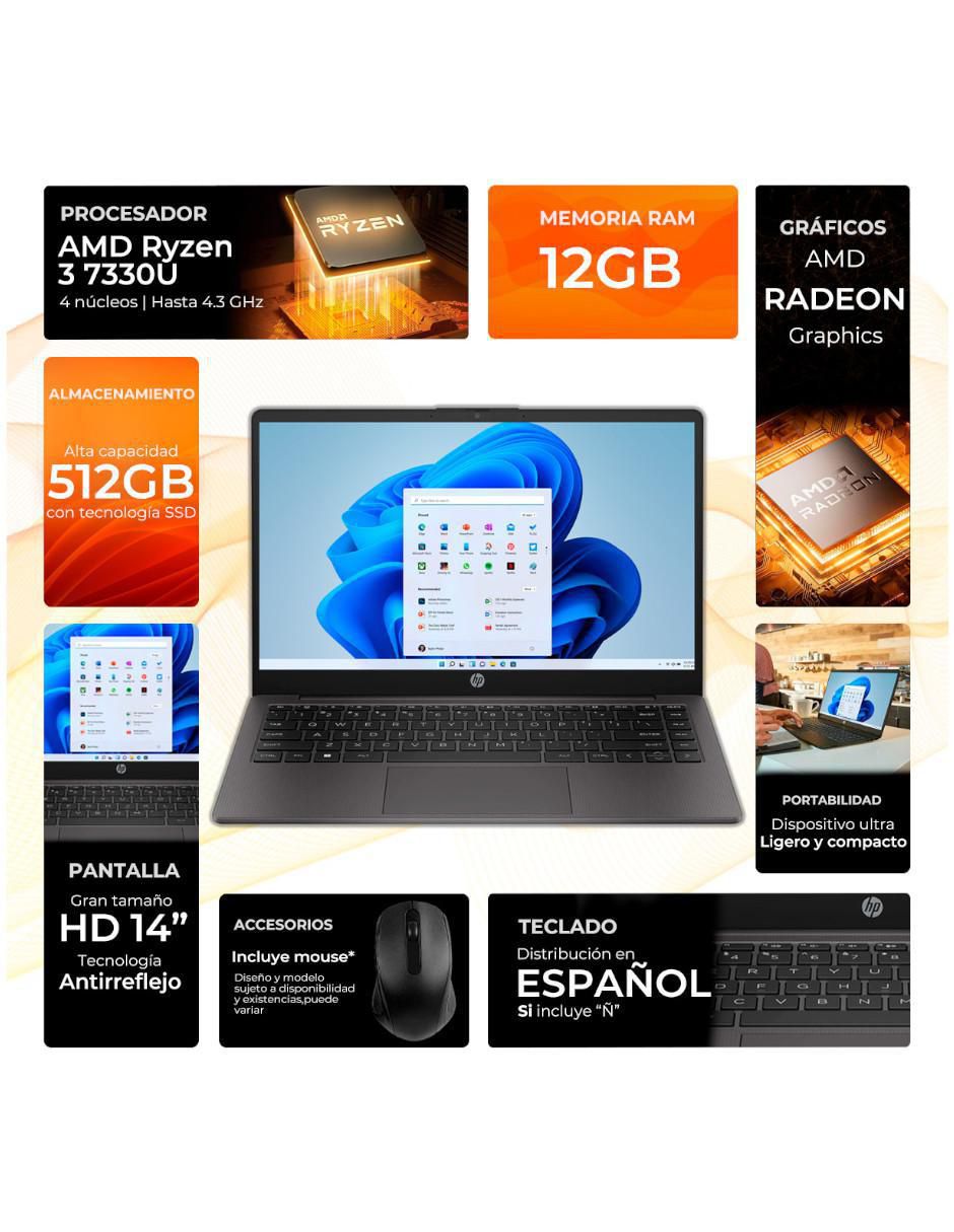Laptop 245e-R312512m 14 pulgadas HD AMD Ryzen 3 Integradas 12 GB RAM 512 GB SSD 2